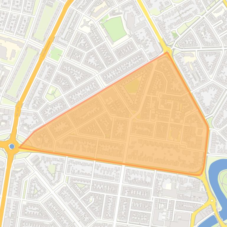 Kaart van de buurt Vogelwijk.