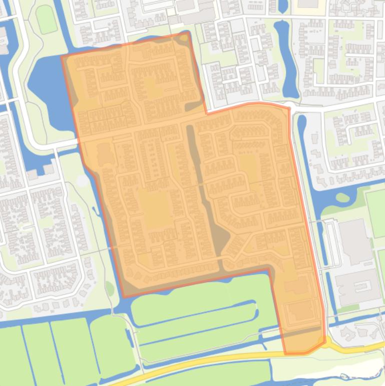 Kaart van de buurt Volendam-Blokgouw 4 5 en 6.