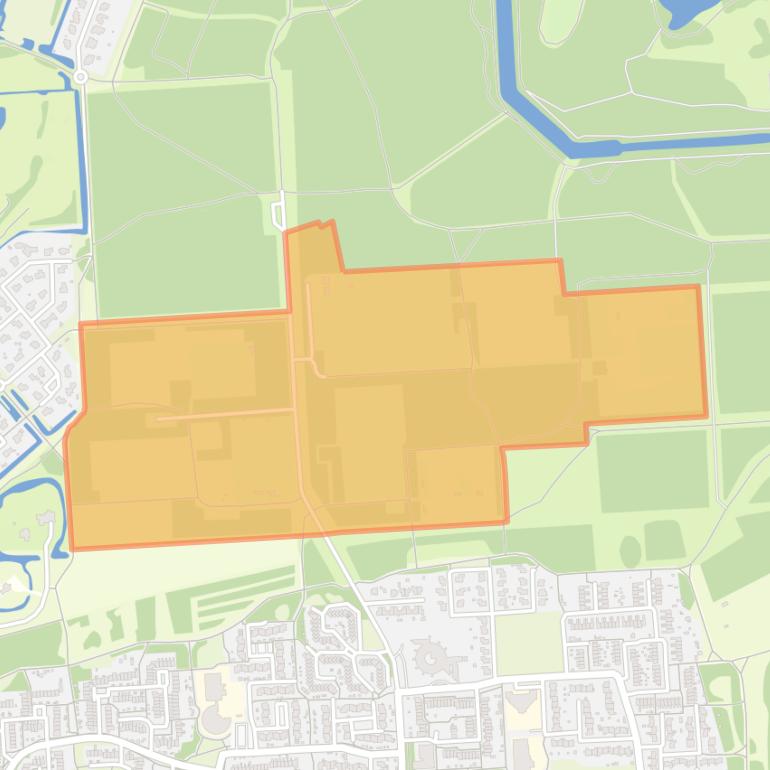 Kaart van de buurt Volkstuinen Bosweg.