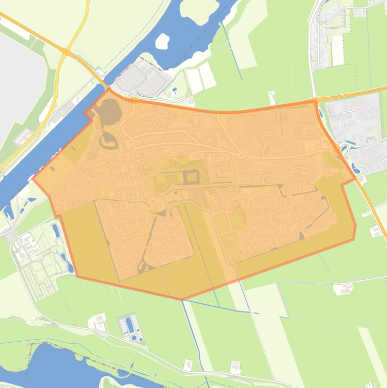 Kaart van de buurt Vollenhove.