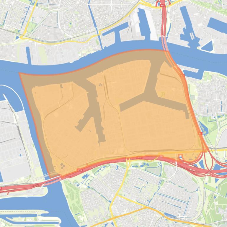 Kaart van de buurt Vondelingenplaat.