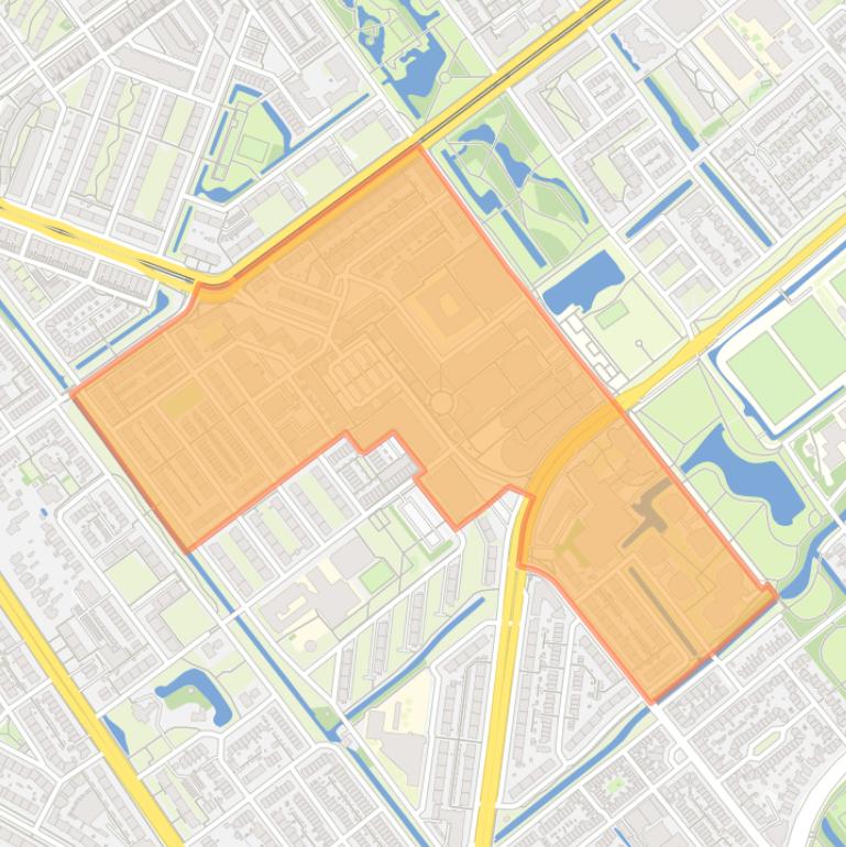 Kaart van de buurt Voorburg Midden midden.