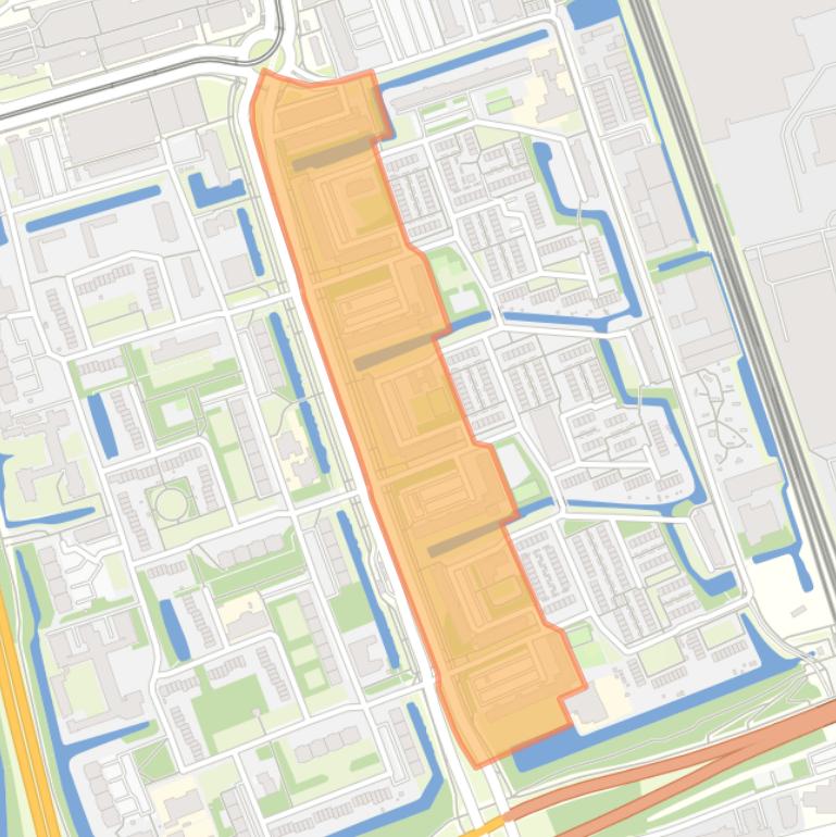 Kaart van de buurt Voorhof-Hoogbouw.