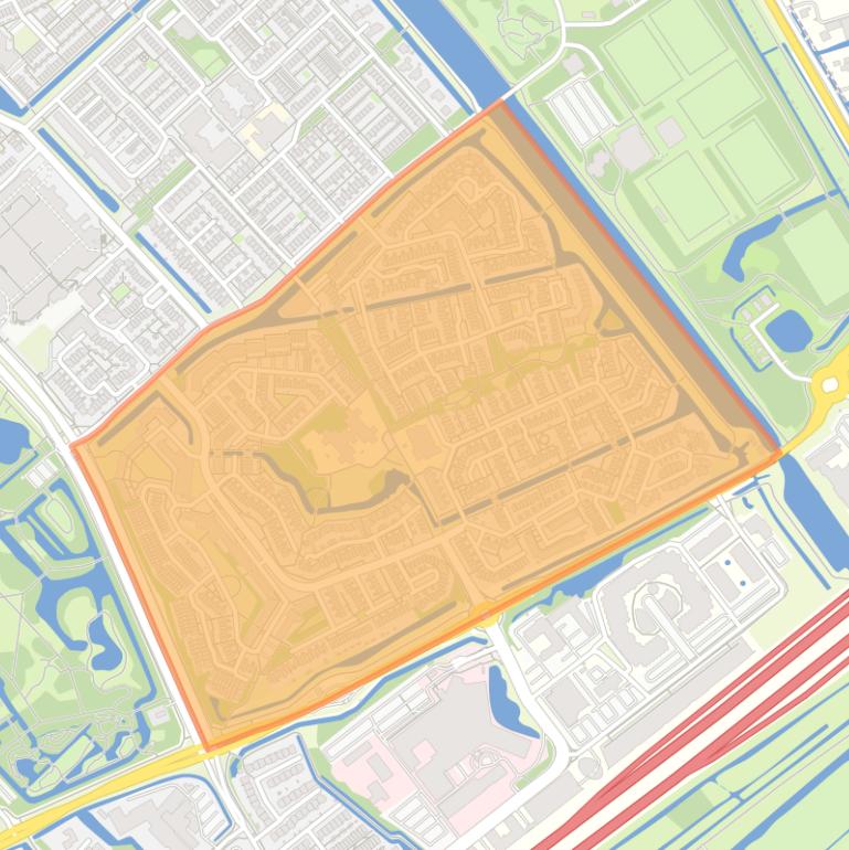 Kaart van de buurt Voorhof.