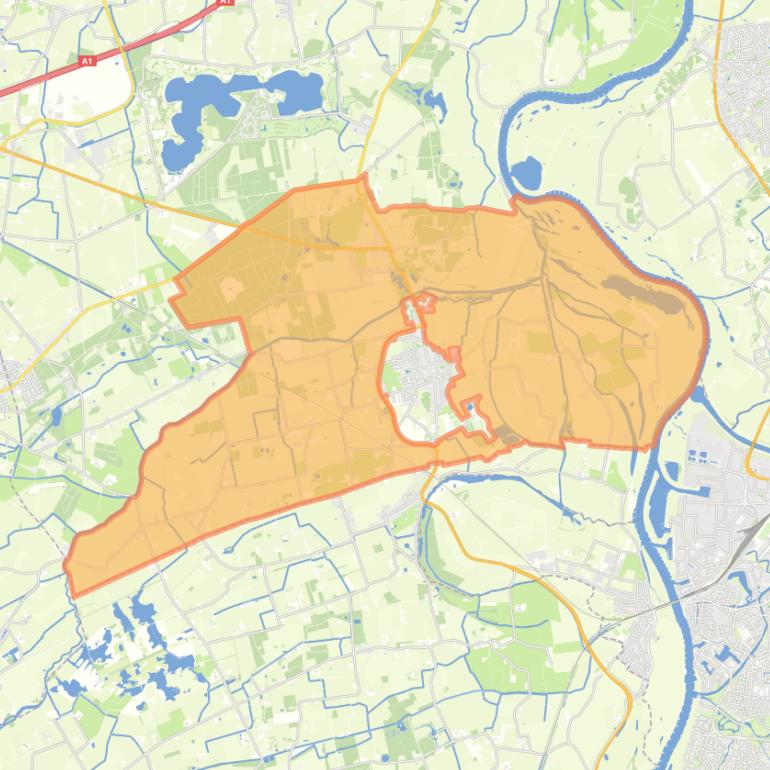Kaart van de buurt Voorst Buitengebied.