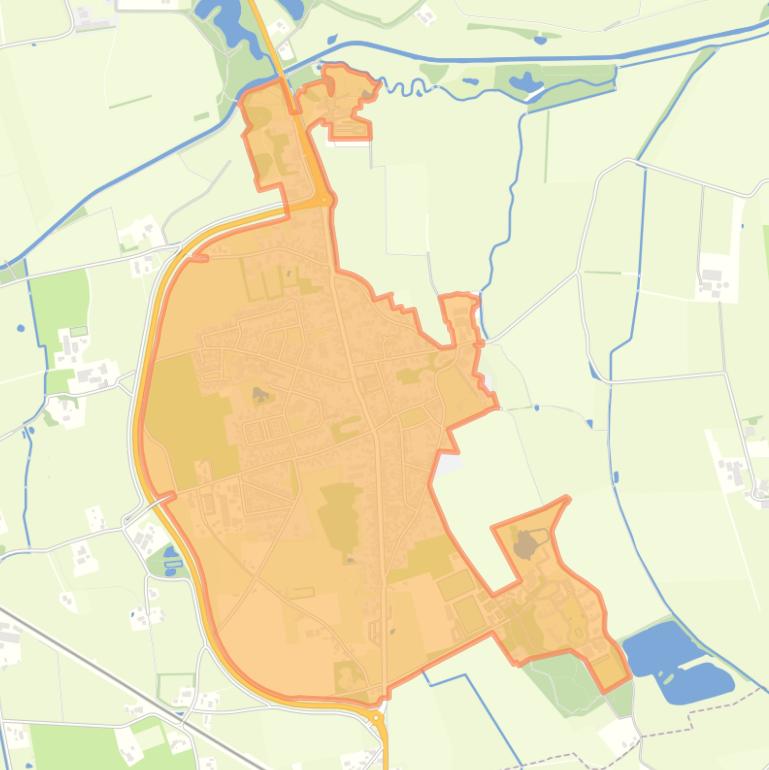Kaart van de buurt Voorst Dorpskern.