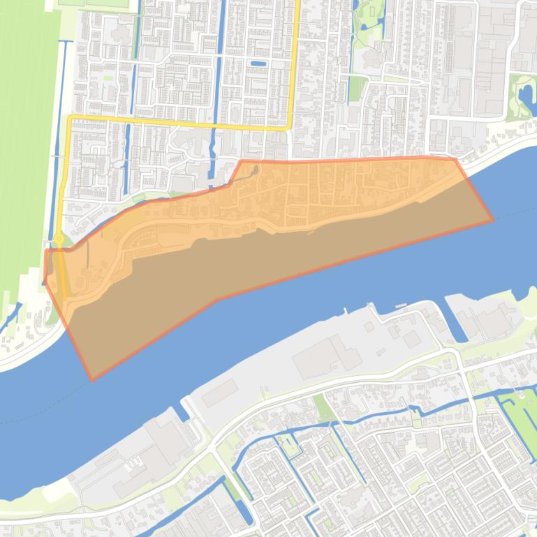 Kaart van de buurt Voorstraat en Centrum.