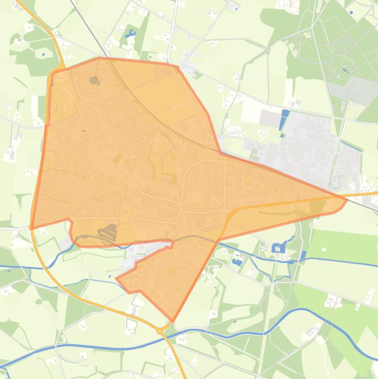 Kaart van de buurt Vorden.