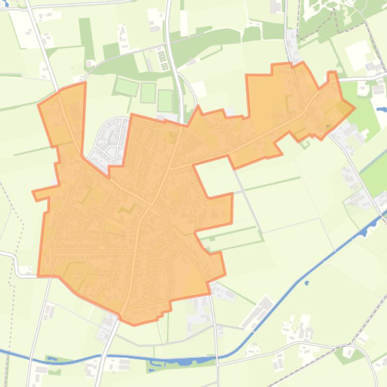 Kaart van de buurt Vorstenbosch.