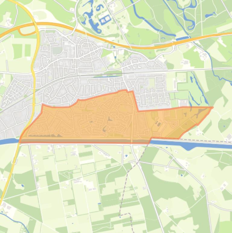 Kaart van de buurt Vossenbrink en De Braak.