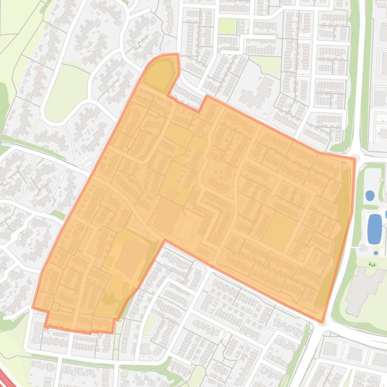 Kaart van de buurt Vossener-Centrum.