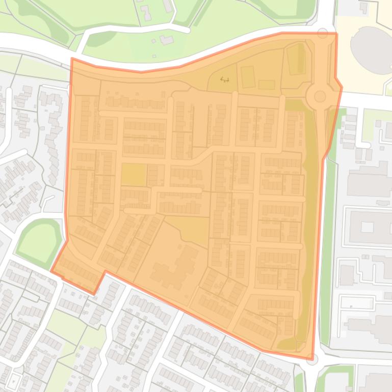 Kaart van de buurt Vossener-Noord.