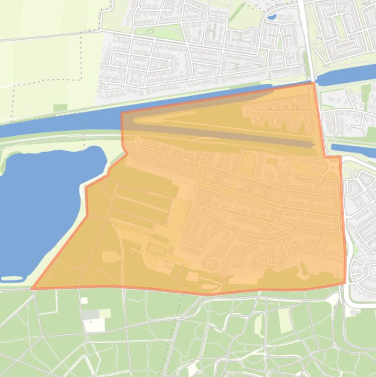 Kaart van de buurt Vrachelen-Zuidwest.