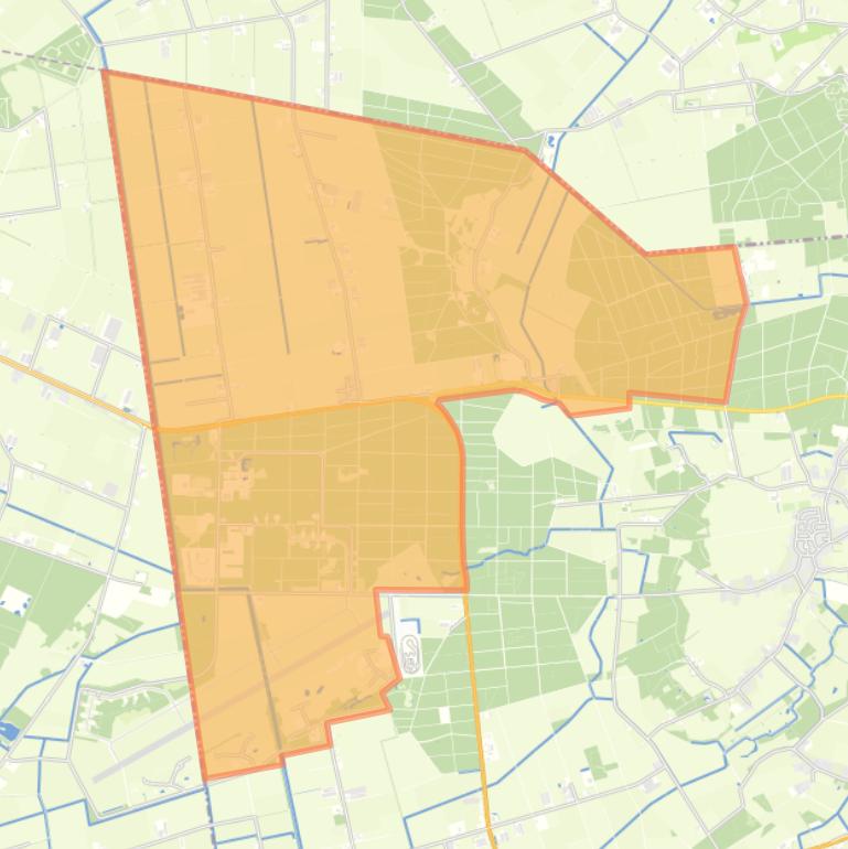 Kaart van de buurt Vredepeel.