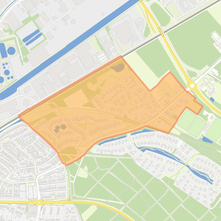 Kaart van de buurt Vreebergen/Amelterhout.