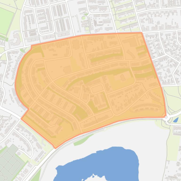 Kaart van de buurt Vrieheide.