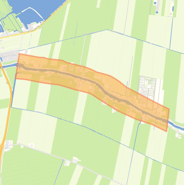 Kaart van de buurt Vriezekoop.