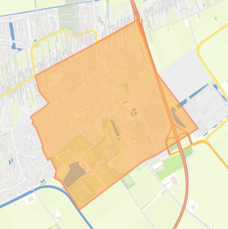 Kaart van de buurt Vriezenveen-Centrum.