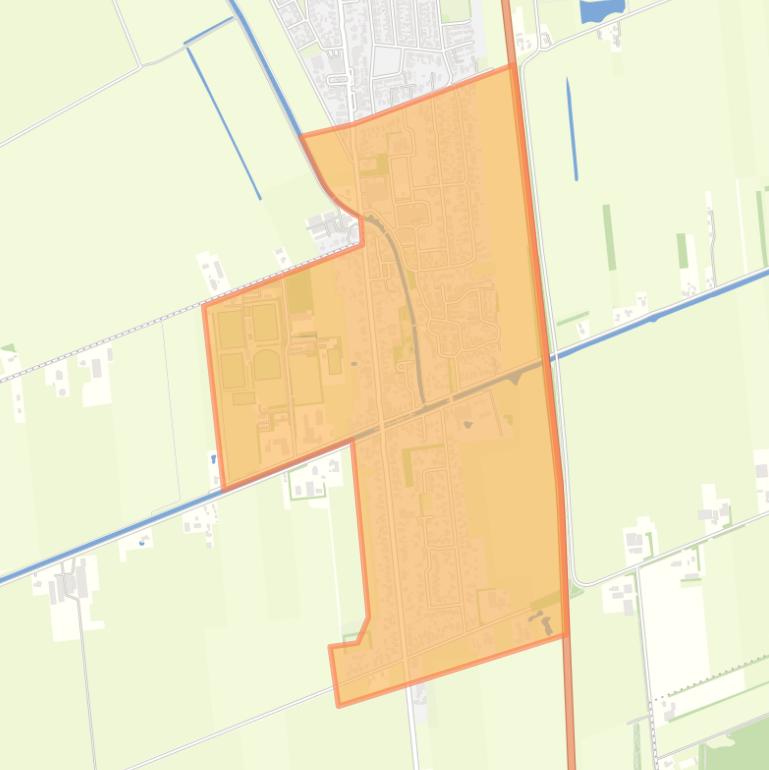 Kaart van de buurt Vriezenveensewijk.