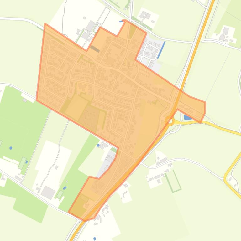 Kaart van de buurt Vrouwenpolder.