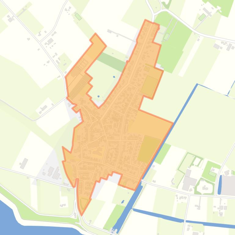 Kaart van de buurt Waarde.