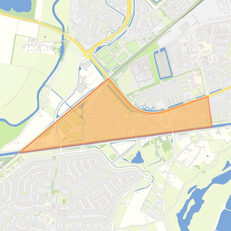 Kaart van de buurt Wadenoijenlaan en omgeving.