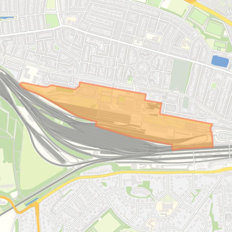 Kaart van de buurt Wagenwerkplaats.
