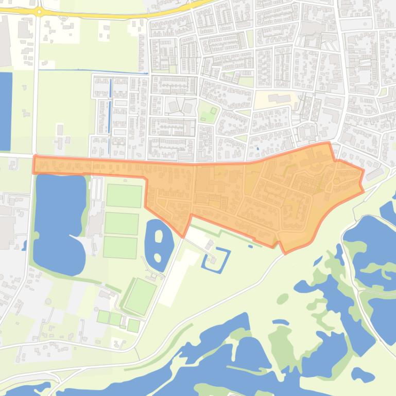 Kaart van de buurt Walburgen.