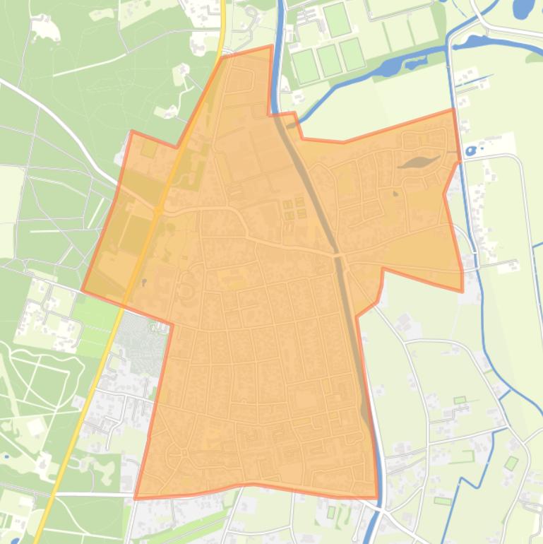 Kaart van de buurt Wapenveld.