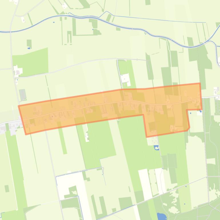 Kaart van de buurt Wapserveen-Oost.