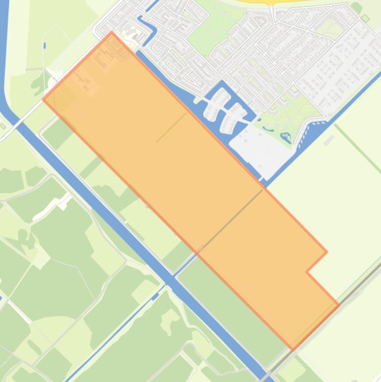 Kaart van de buurt Warande West.