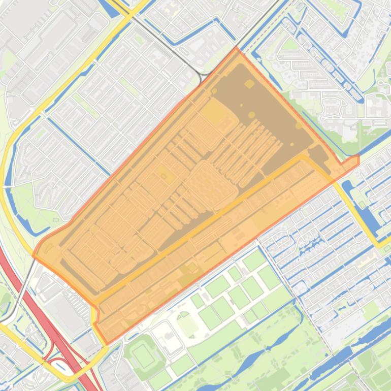 Kaart van de Waterbuurt.