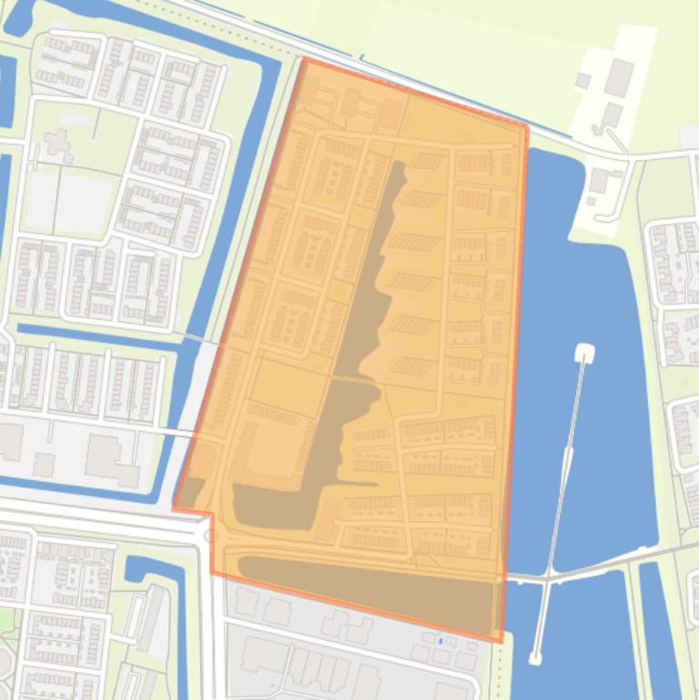 Kaart van de buurt Waterdonken.