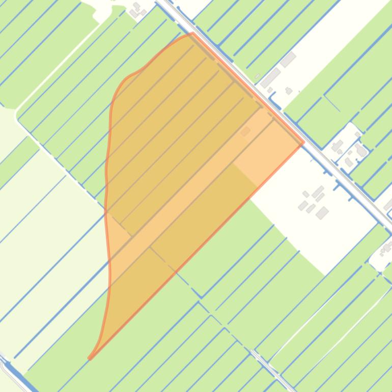 Kaart van de buurt Watertuinen oost.