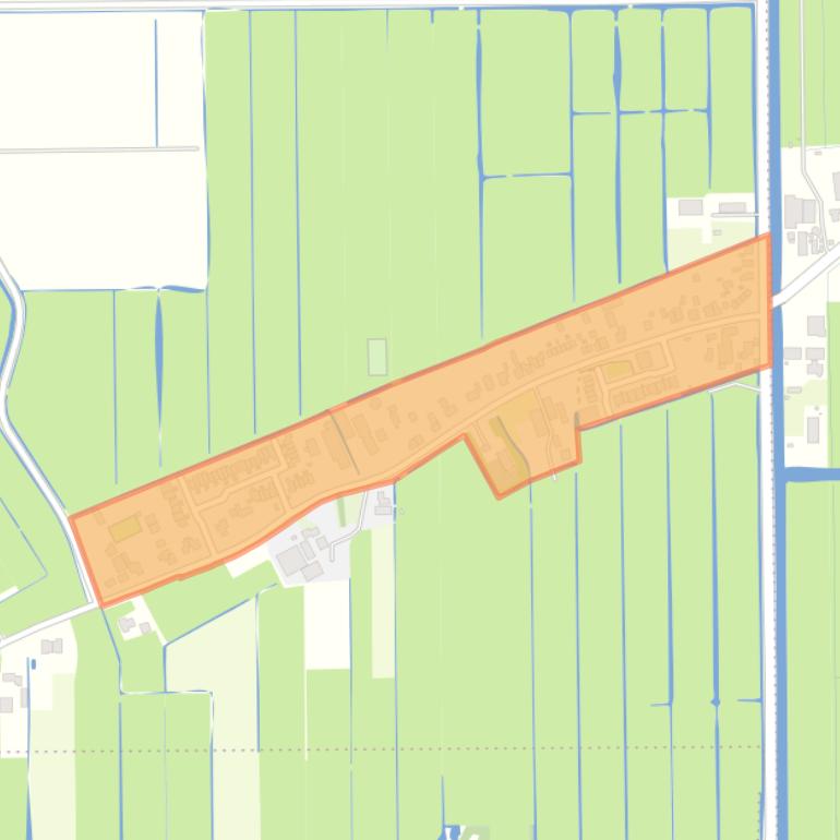 Kaart van de buurt Waverveen.