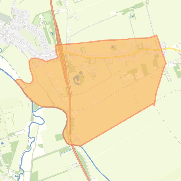 Kaart van de buurt Wedderheide.