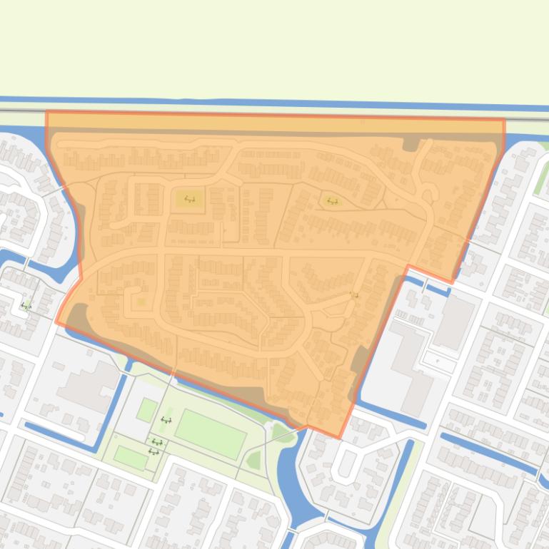 Kaart van de buurt Weerestraat en omgeving.