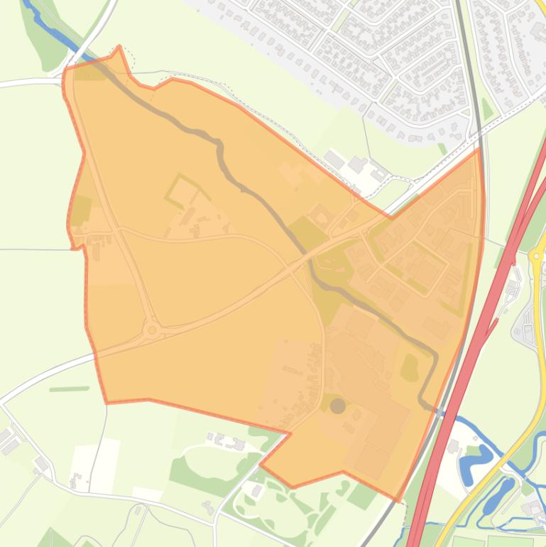 Kaart van de buurt Weert.