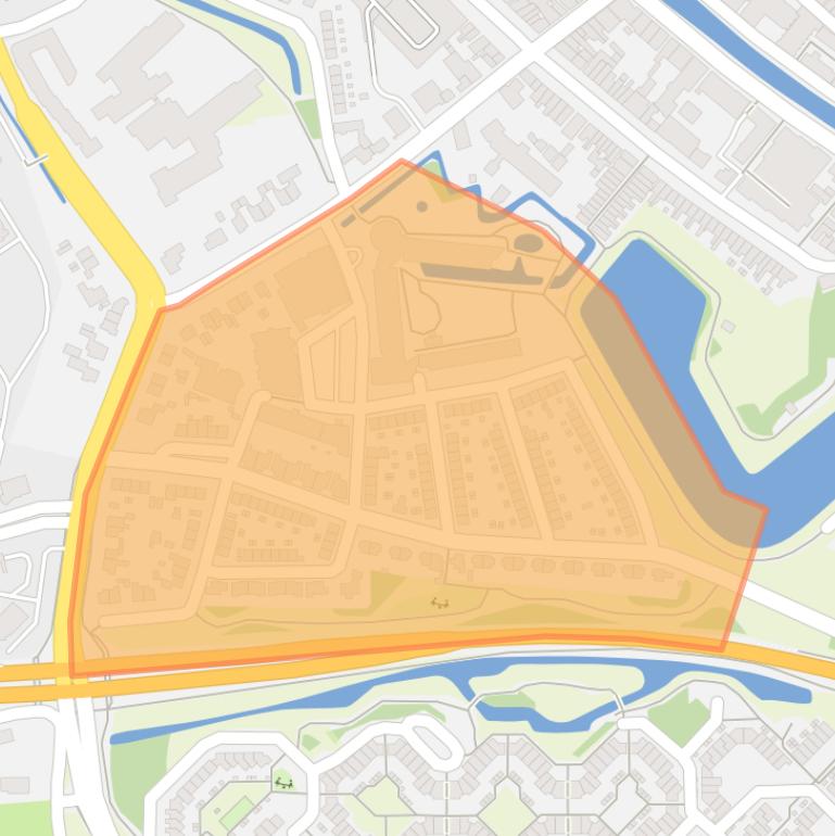 Kaart van de buurt Weesp-Zuid I.