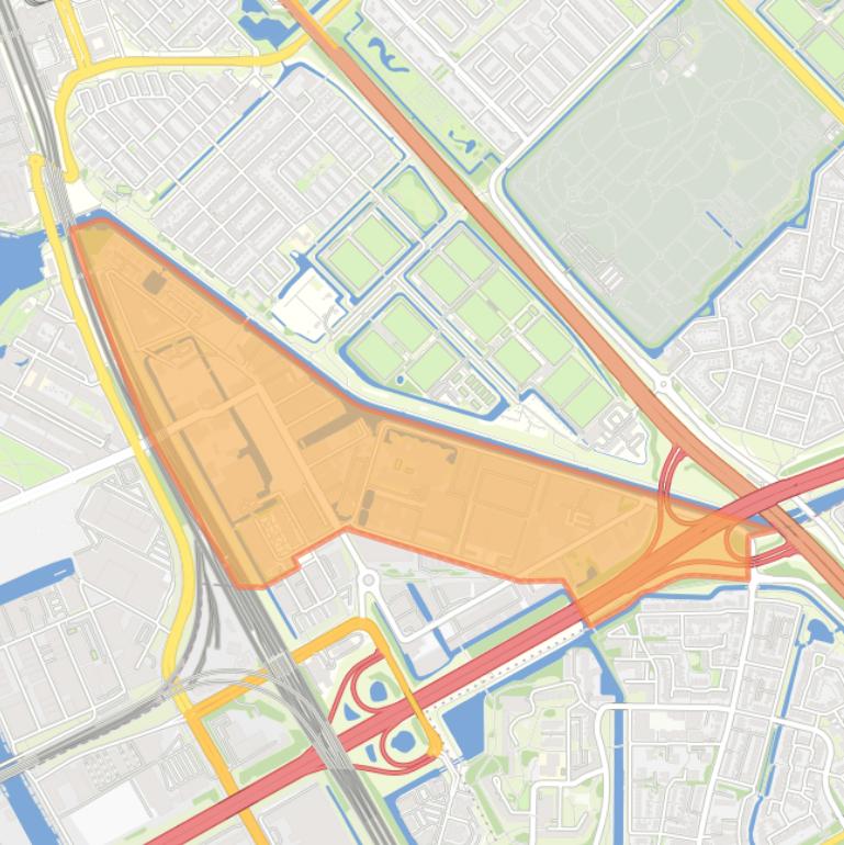 Kaart van de buurt Weespertrekvaart.