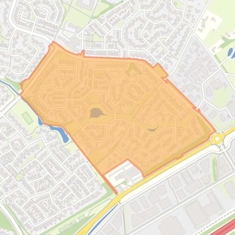 Kaart van de buurt Weijinkshoek.