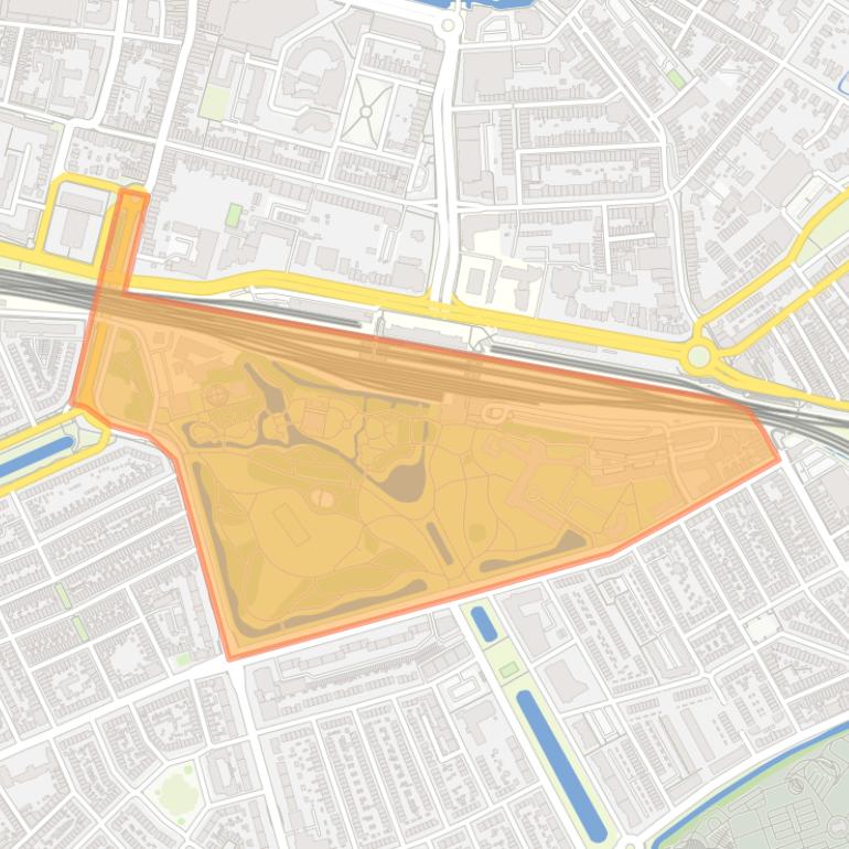 Kaart van de buurt Weizigtpark.