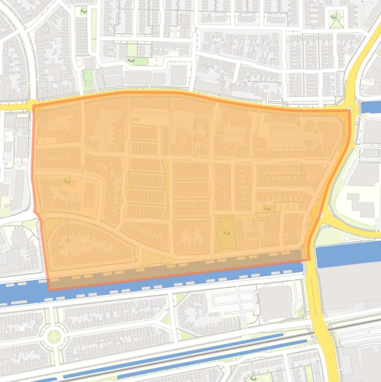 Kaart van de buurt Welgelegen.