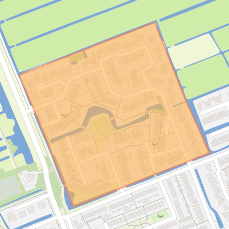 Kaart van de buurt Welgelegen.