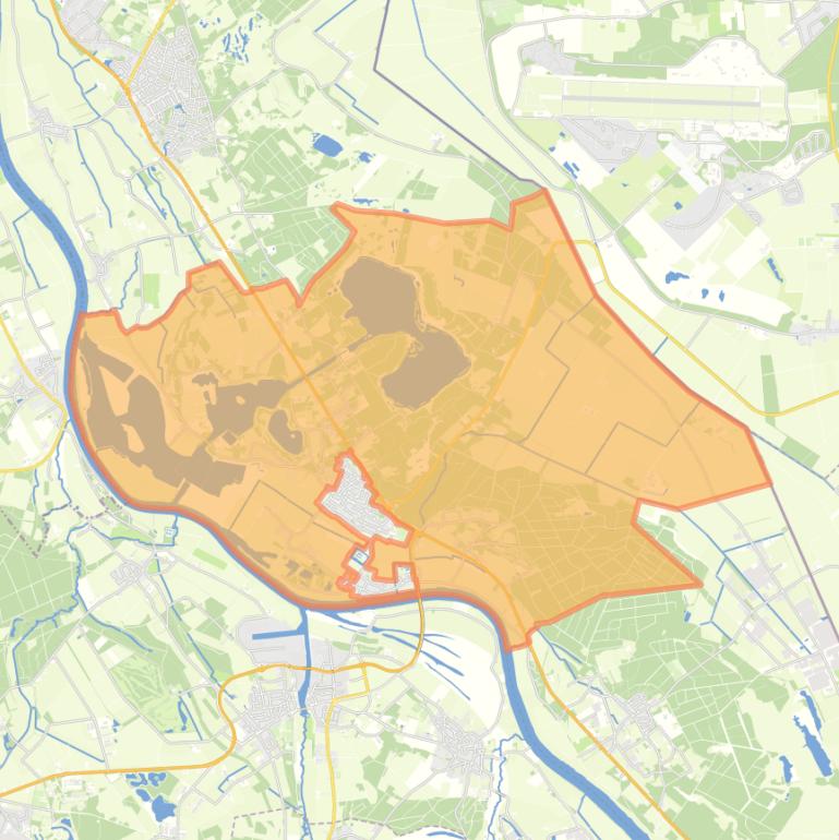 Kaart van de buurt Well Buitengebied.