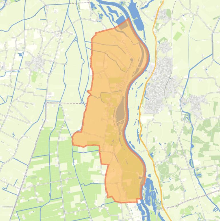 Kaart van de buurt Welsum.