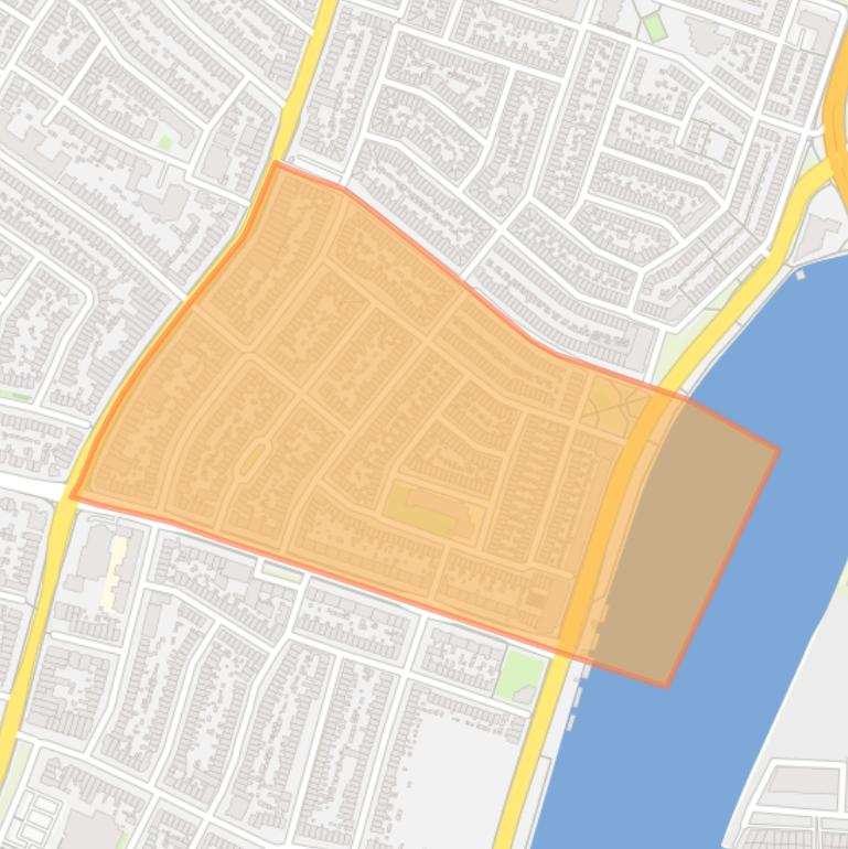 Kaart van de Weltevredenbuurt.