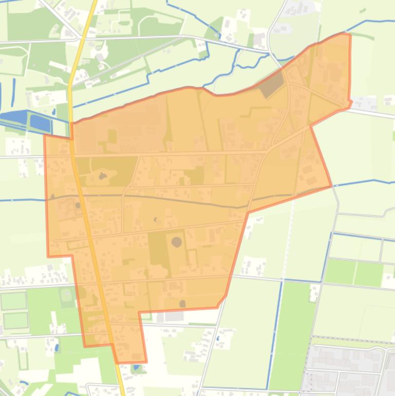 Kaart van de buurt Wenum.