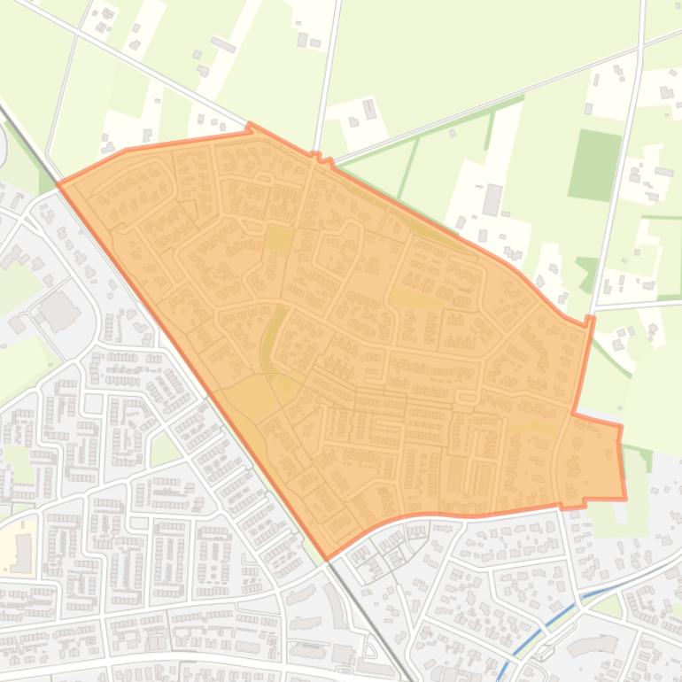 Kaart van de buurt Werfakker.