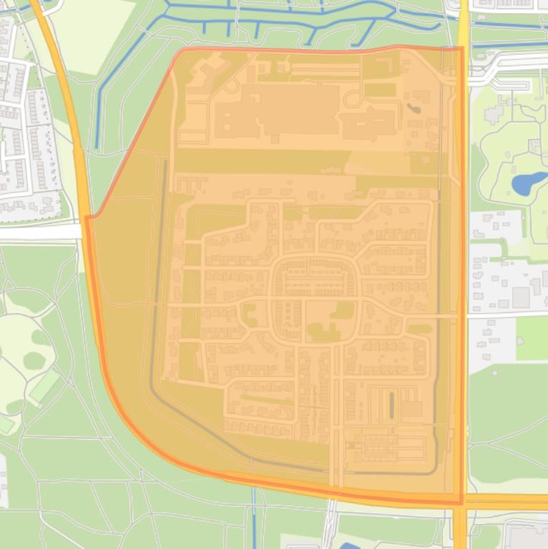 Kaart van de buurt Wernem.